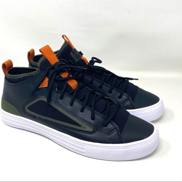 💖MEGA SALE💖Converse Chuck Taylor AS  Ultra OX Black Leather Shoes Men 171407C - Picture 5 of 8